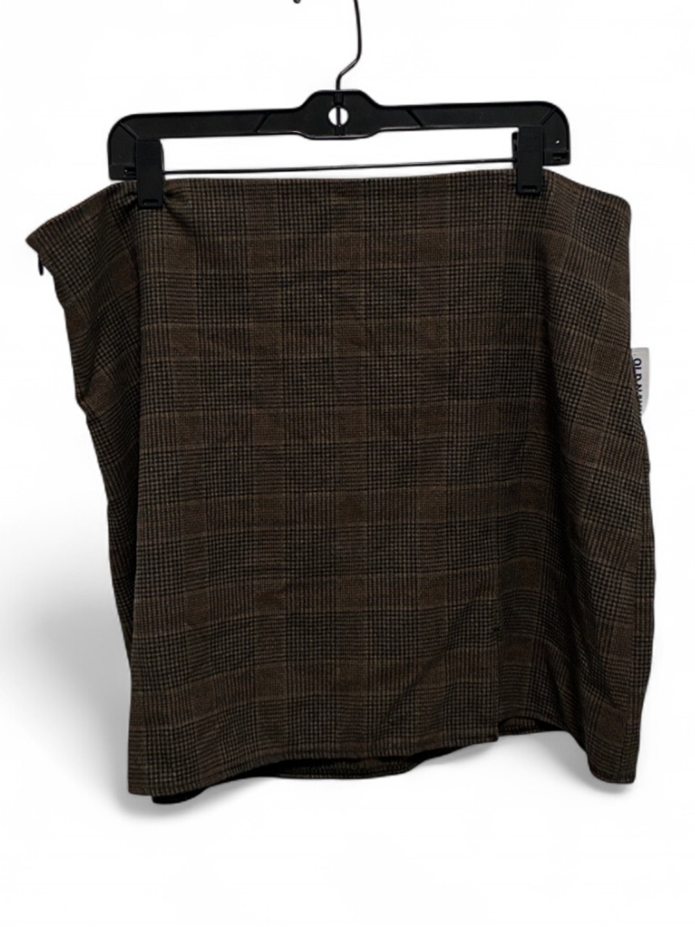 NWT Old Navy Dark Plaid Mini Skirt - Brown